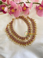 Premium AD Stone Bridal Anklets-G5699
