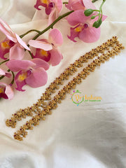 Premium AD Stone Peacock Bridal Anklets-G5703