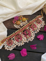 Precious Kundan Jadau Guttapusalu Neckpiece-J176