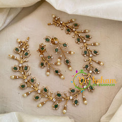 Premium AD Stone Short Neckpiece-G10654