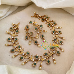 Premium AD Stone Short Neckpiece-G10654