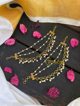 Green Stone 3 Layered Pearl maatil -G5714