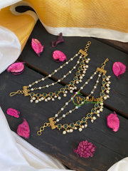 Green Stone 3 Layered Pearl maatil -G5714