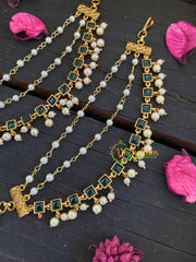 Green Stone 3 Layered Pearl maatil -G5714