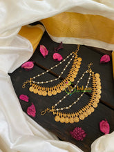 Lakshmi Coin Maatil with two layered pearl -G5705