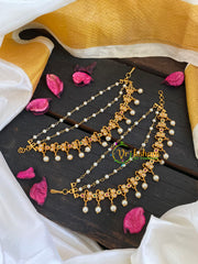 CZ Stone 3 Layered Pearl maatil-Butterfly-G5716