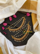 CZ Stone 3 Layered Pearl maatil -G5718