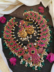 Jadau Kundan Peacock Neckpiece-J221