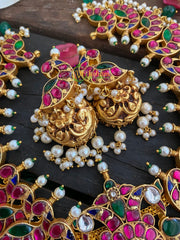 Jadau Kundan Peacock Neckpiece-J221