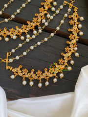 CZ Stone 3 Layered Pearl maatil -G5719