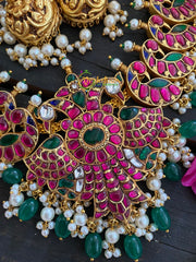 Jadau Kundan Peacock Neckpiece-J221