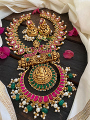 Jadau Kundan Ganesh Maanga Neckpiece-J220