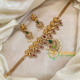 Premium AD Stone Choker Short Neckpiece-G10674