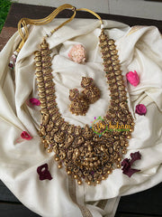 Antique Temple Haram -Kaasumaala Lakshmi haram-G4459