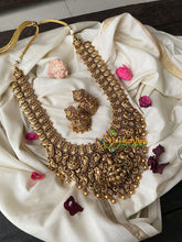 Antique Temple Haram -Kaasumaala Lakshmi haram-G4459