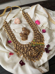 Antique Temple Haram -Kaasumaala Lakshmi haram-G4459