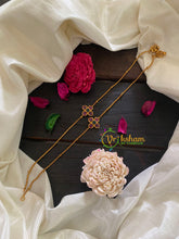 Premium Stone Pendant Anklets -Red Green -G8975