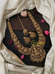 Antique Nakshi Lakshmi Haram-Nagas Neckpiece-G4456