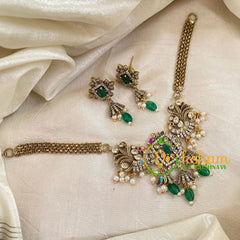 Premium AD Stone Choker Short Neckpiece-G10666