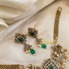 Premium AD Stone Choker Short Neckpiece-G10666