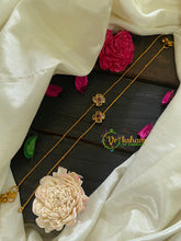 Premium Stone Pendant Anklets -White Red-G8989