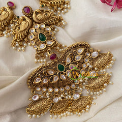 Premium Pearl Kundan Haram-G4545