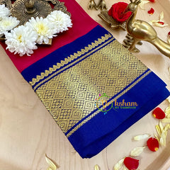 Kumkum Red Thiribhuvanam Silk Saree -Pure Silk -VS1285