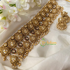 AD stone Statement High Neck Choker-G4572