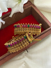 Antique Gold Bridal Bangles-Tilak-G7858