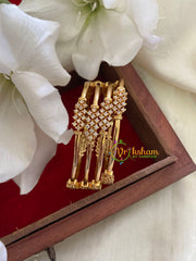 Premium AD Stone Bangles- 4 Bangles -White-G7861