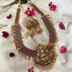 Premium AD Stone Lakshmi Maanga Haram-Gold-G4542