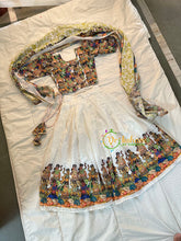 White Indian Traditional Girls Lehenga - Dancers -VS1410