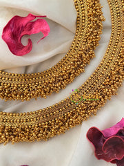 Premium Bridal Anklets-Cluster Ghungroo-G4658