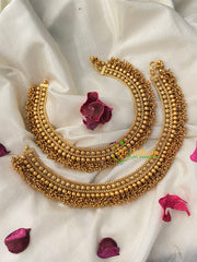 Premium Bridal Anklets-Cluster Ghungroo-G4657
