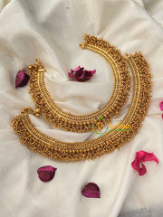 Premium Bridal Anklets-Cluster Ghungroo-G4659