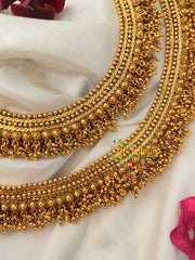 Premium Bridal Anklets-Cluster Ghungroo-G4659