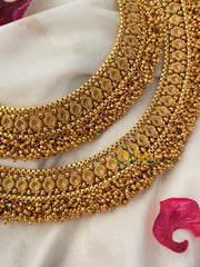 Premium Bridal Anklets-Cluster Ghungroo-G4660