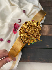 Premium Lakshmi Pendant Plain Hipbelt -G4661