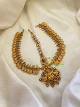 Gold Look Alike Lakshmi Double Sided Maang Tikka -G8086