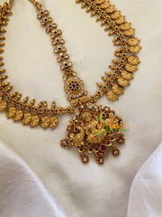Gold Look Alike Lakshmi Double Sided Maang Tikka -G8086