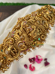 Premium AD Stone Lakshmi Temple Hipbelt–G4665