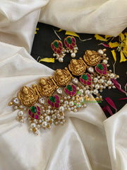 Jadau Kundan High Neck Choker-Lakshmi-Pearl-J588