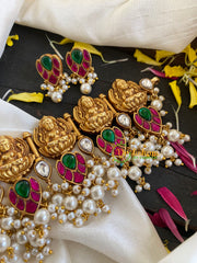 Jadau Kundan High Neck Choker-Lakshmi-Pearl-J588