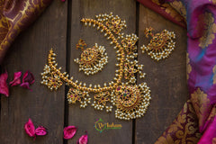 Gold Look Alike Premium Quality CZ Stone Guttapusalu-G223