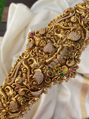 Premium AD Stone Lakshmi Temple Hipbelt–G4666