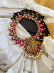 Krishna Pendant Jadau Kundan maanga Neckpiece-J596