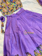 draft Lavender Indian Traditional Girls Lehenga -Dancers-VS1122 (Copy)