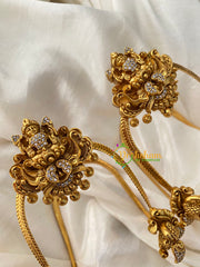 Traditional AD Stone Lakshmi Vangi-Temple Armlet -G4641