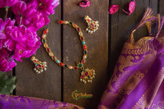 Navratna Choker with Pearl -G557