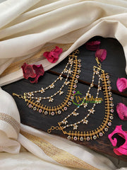 CZ Stone 3 Layered Floral maatil -G4652